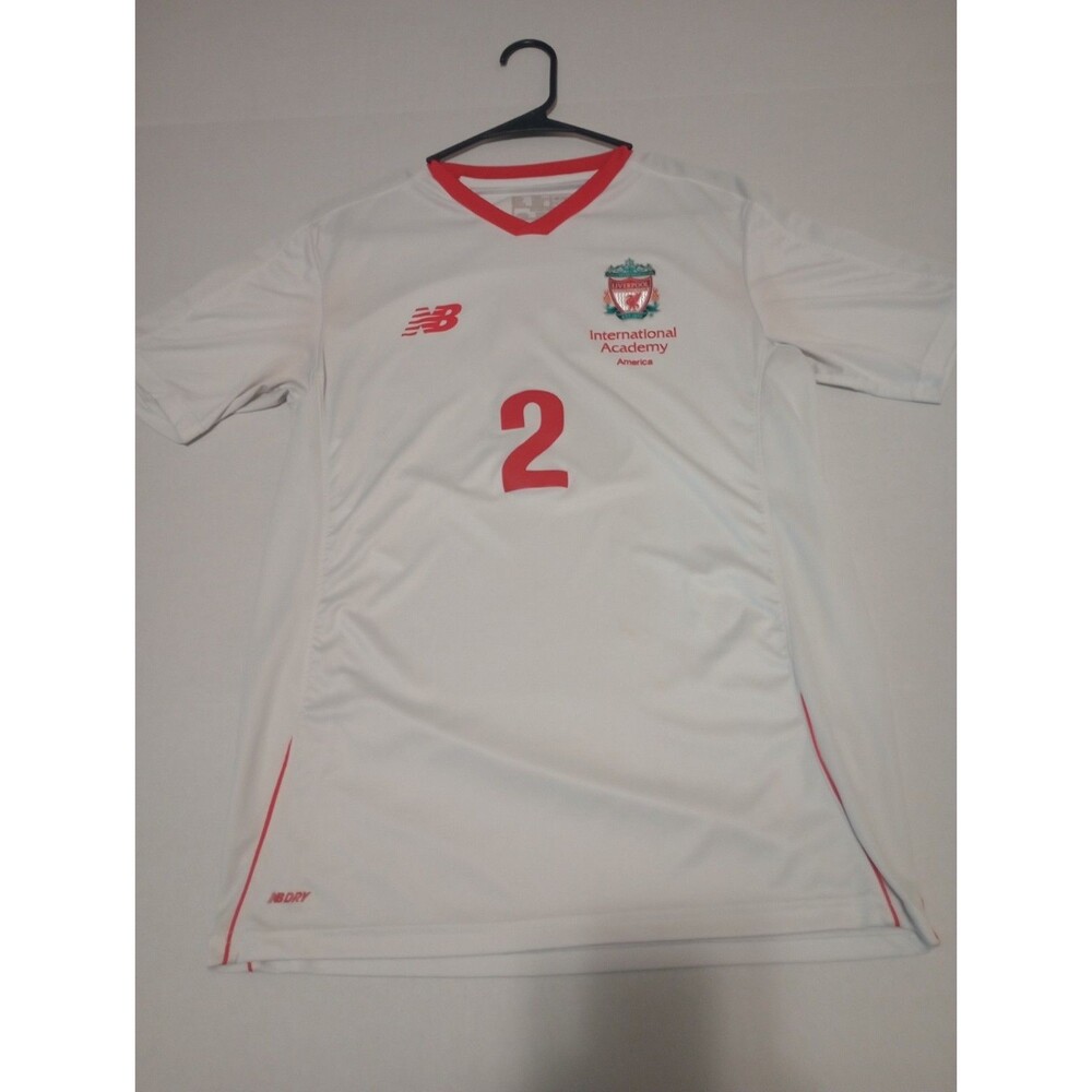New Balance Liverpool Football Club #2 Soccer Jersey Men's Sz: S White - Used